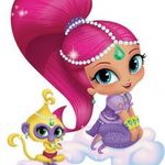 Ritkaság! Nickelodeon Shimmer and Shine meséből lány JELMEZ 7-8 év 122-128 cm fotó