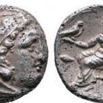 Nagy Sándor Alexander III i.e. 336-323 AR Drachma, Kolophon, ókori görög ezüst fotó