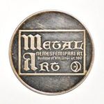 Metal-Art látogató érem ( ezüstözött ) ( 42 mm ) -VB21 fotó