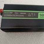 Green Cell Autós Teljesítmény Inverter 12V-ról 230V-ra feszültségátalakító (feszültség növelő) fotó