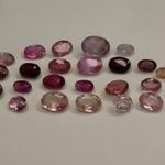 Turmalin, pink oval MIX - 12, 8 ct, 4 - 8 mm (1564) fotó