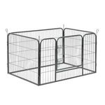 Fém kisállat ketrec 125 x 85 x 70 cm kutya kennel ól fotó