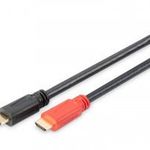 Assmann HDMI High Speed connection cable, type A, w/ amp. 10m Black AK-330118-100-S Kiegészítő, K... fotó