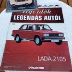 LADA 2105 VAZ "Régi idők legendás autói" 55 szám DeAgostini 1: 43 ÚJSÁGGAL!!! BONTATLAN!!! fotó