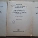 A MAGYARORSZÁGI KÖZÉPKORI LATINSÁG SZÓTÁRA ELSŐ KÖTET I-III. - 1987 fotó