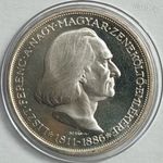 1936 jelöletlen Artex Proof-like Liszt Ferenc ezüst 2 Pengő aUNC/UNC PP. Nagyon ritka! R! fotó