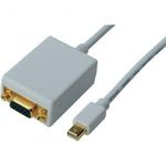 Mini DisplayPort / DVI adapter [1x DisplayPort dugó - 1x VGA alj] fehér, Digitus fotó