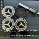 Új Mercedes 4db 75mm Alufelni Felni Közép Kupak Felnikupak Felniközép Porvédő fotó