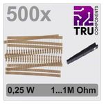 TRU COMPONENTS TC-12888464 T22P059 Szénréteg ellenállás készlet Axiális kivezetéssel 0.25 W 0.05 ... fotó