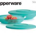 Új Tupperware új hullám lapos tál 700ml 2db akciós áron fotó