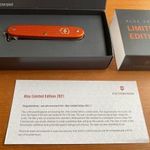 Victorinox Pioneer X TIGER ORANGE ALOX Limited Edition 2021 bicska díszdobozban fotó