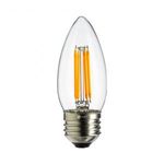 Eko-Light E27 C37 Filament LED izzó 4W 400lm 2700K meleg fehér - 35W-nak megfelelő fotó