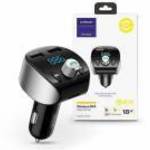 Joyroom Bluetooth FM-transmitter / szivargyújtó töltő - 2xUSB + MP3 + TF-kártyaolvasó + PD/QC3.0 - J fotó