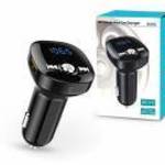 Extreme Bluetooth FM-transmitter / szivargyújtó töltő - USB QC3.0 + microSD / TF-kártya / Pendrive o fotó