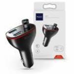 Rock Bluetooth FM-transmitter / szivargyújtó töltő - 2xUSB + MP3 - Rock B300 - fekete fotó