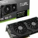 Asus Videokártya - nVidia DUAL-RTX4070-O12G-EVO (12288MB, GDDR6X, 2520/21000 Mhz, 192bit, 1xHDMI, 3x fotó