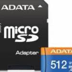 ADATA AUSDX512GUICL10A1-RA1 512 GB MicroSDXC UHS-I Class 10 memóriakártya fotó