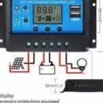 Töltésszabályzó 100A 12-24V Napelemhez Tel.: 30/214-76-77 fotó
