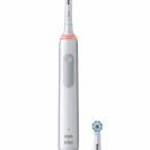 Oral-B Pro 3 3000, Felnőtt, Forgó-oszcilláló, 45000 mozgás/perc, Időzítő, Fehér elektromos fogkefe - fotó