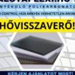 10mm Árnyékoló polikarbonát lapok tetőre - Hővisszaverő | Hőtükrös | Solar Controll - Ár: bruttó/m2 fotó