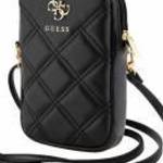 Guess GUWBZPSQSSGK Zip Quilted 4G táska - fekete fotó