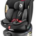 Lionelo gyerekülés Navy i-Size Isofix 360 fok 40-150 cm fekete-piros fotó