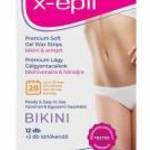 X-Epil Prémium lágy gélgyantacsíkok érzékeny bőrre bikini-hónalj 12db - Alveola Kft. fotó