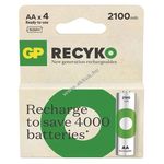 GP ReCyko Ni-MH akku HR6 (AA), 2100mAh 4db/csomag fotó