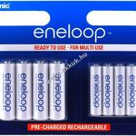 Sanyo/Panasonic eneloop akkucsomag 4db AA 1900mAH + 4db 750mAh AAA típus BK-KJMCCE44E fotó