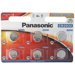 Panasonic CR2032 Lithium gombelem 6db/csomag fotó