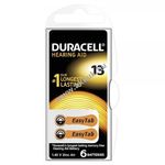 Duracell hallókészülék elem PR48 6db/csom. fotó