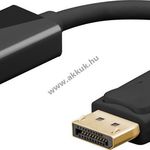 DisplayPort - HDMI adapterkábel, 10cm fotó