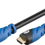 Prémium High Speed HDMI aranyozott kábel Ethernet HDMI A -> HDMI A 1m 4K/Ultra-HD képes fotó