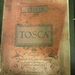 Giacomo Puccini TOSCA kotta 1900-ból fotó