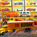 Matchbox Two-Pack TP-24/A Peterbilt Box Truck Pre-Series Yellow "Kodak" fotó