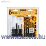 DEWALT Black amp Gold Csigafúró készlet 14 részes (1, 0 - 8, 0 mm) fotó