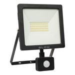 Mozgásérzékelős SMD LED reflektor, halogén lámpa - 50 W - 4000 lm fotó