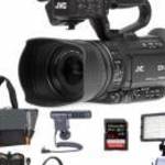 JVC GY-HM180 12.4MP 4K UHD Camcorder, wLED Light, Mic, 64GB Memory Card & Acc fotó