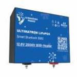 Ultimatron France ULM sorozat 12.8V 200Ah ülés alatti Lítium LiFePO4 akkumulátor (beépített BMS, Blu fotó