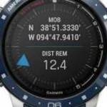 Garmin MARQ Captain: American Magic Edition Blue Rubber Strap Smartwatch 010-02454-01 fotó