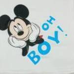 Bébi pelenka tetra 70x70cm Mickey OH BOY - Asti fotó