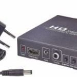 HDMI jelátalakító konverter [ Scart, HDMI bemenet - HDMI, digitális koax RCA, Jack audio kimenet]... fotó