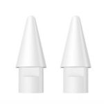 BASEUS SXBC010002 BASEUS érintőképernyő ceruza póthegy 2db (szilikon) FEHÉR Apple Pencil kompatib... fotó