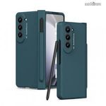 SAMSUNG Galaxy Z Fold5 (SM-F946), OTT! HINGE STYLUS GLASS DESIGN mobiltok, Zöld fotó