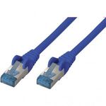 S-Conn S/FTP CAT6a Patch kábel 0.5m Kék (75711-0.5B) fotó