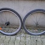 26-os alufelnis kerékszett, Shimano 3CC agyváltó a hátsó kerékben fotó