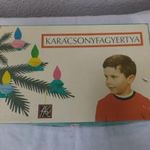 [ABC] Karácsonyfa égősor, retro, dobozos fotó