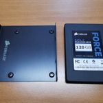 Corsair Force 120GB SSD + keret fotó