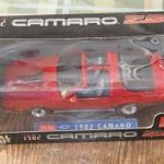 1: 18 Chevrolet Camaro 1982 targa SUN STAR Modell Piros színben fotó