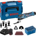 Bosch akkus multivágó GOP 12V-28 Professional, 12V-os, többfunkciós szerszám kék/fekete, 2x Li-io... fotó